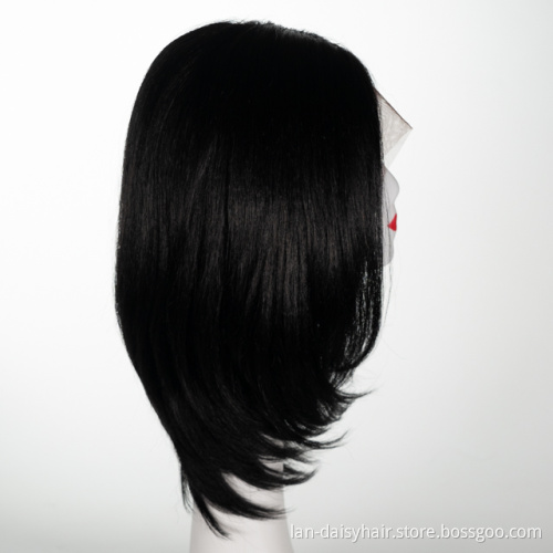 r Brazilian Human Hair Lace Wigs for Black Woman 14 Inches Cuticle Aligned Machine Made Bob Wig Short Curl